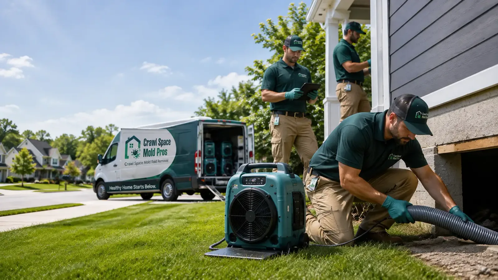 Crawl Space Mold Removal in Eastham, MA